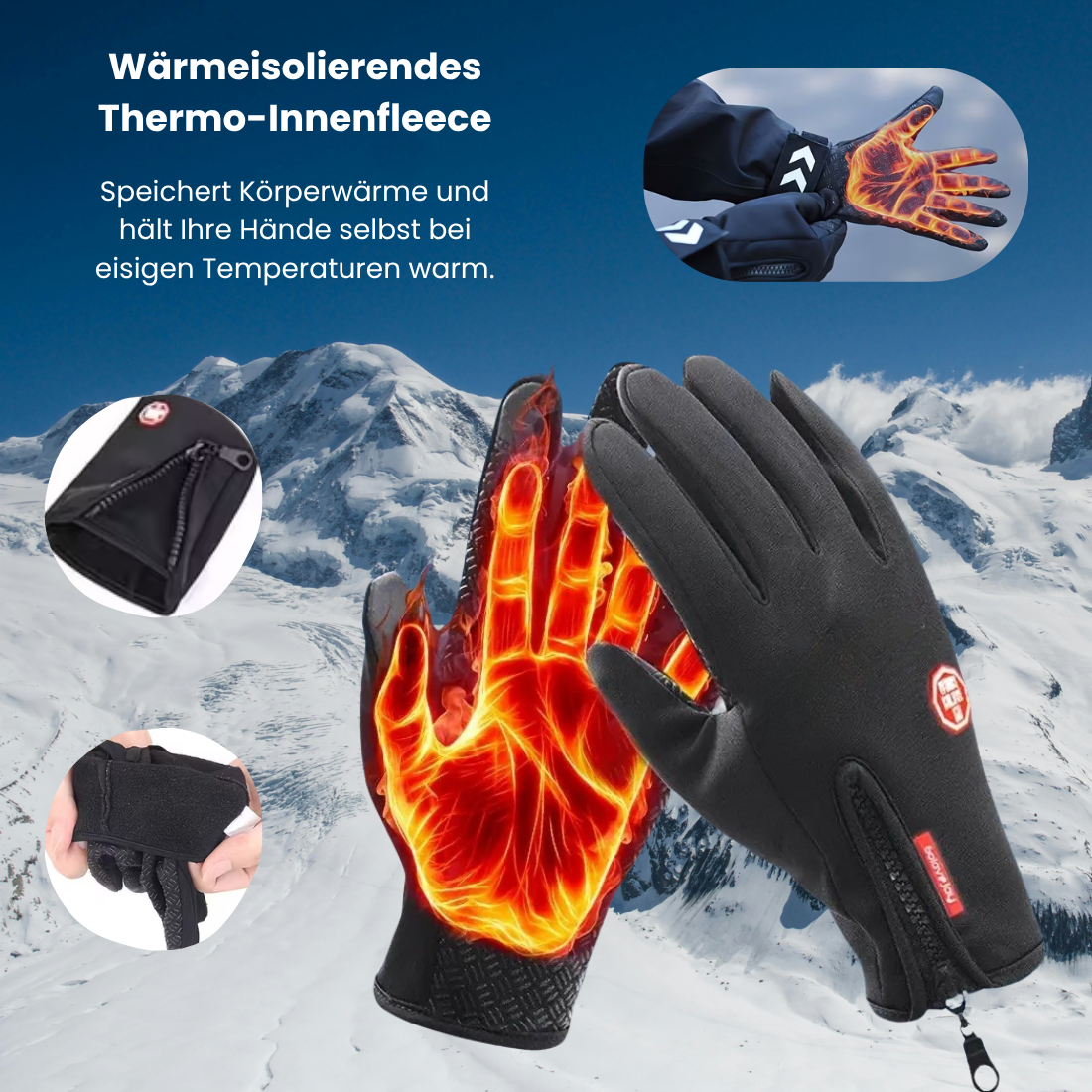 Wasserdichte Touchscreen-Handschuhe