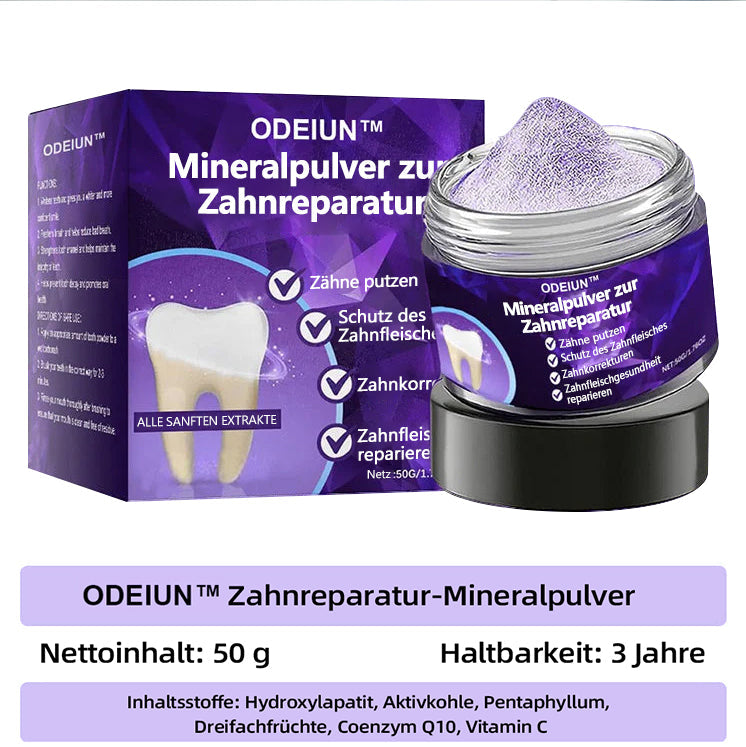 Blitzangebot 😍 – Nicht verpassen! – ODEIUN™ Mineralpulver zur Zahnreparatur 🦷 (von der BZÄK empfohlen)
