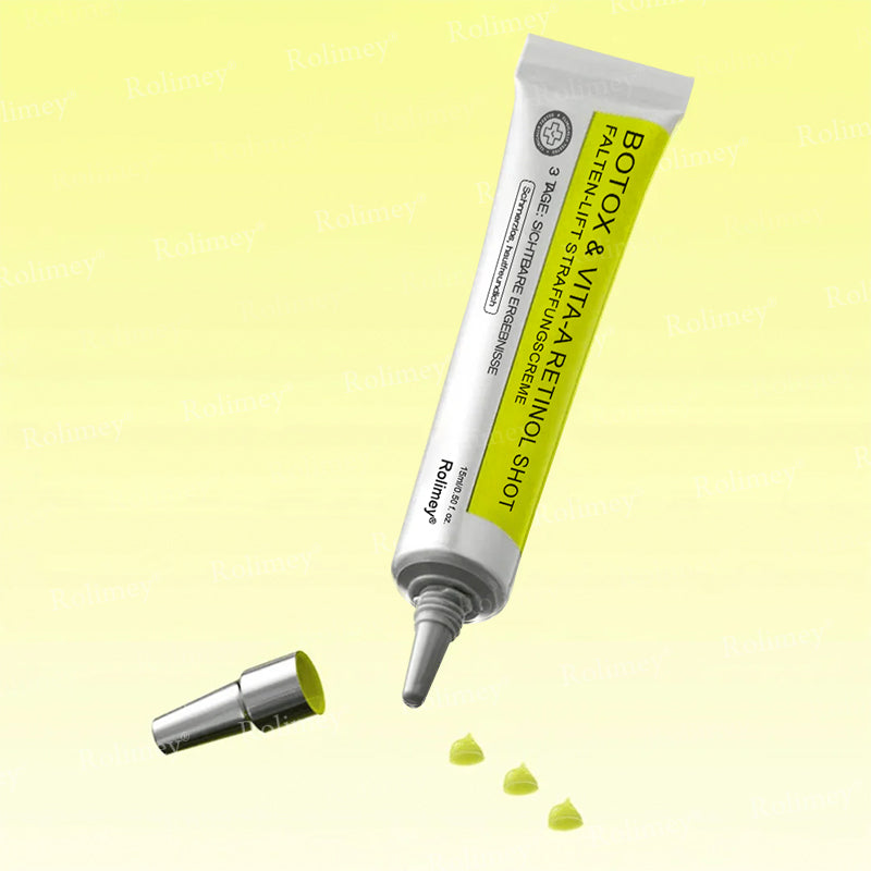💛🐬Jetzt jugendliche Haut zurückgewinnen 💫Rolimey® Botox & Vita-A Retinol Shot Falten-Lift Straffungscreme