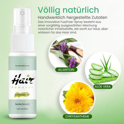 Natürliche permanente Haarentfernungsspray | Werden Sie unerwünschte Haare los – Einfach sprühen und abwischen!