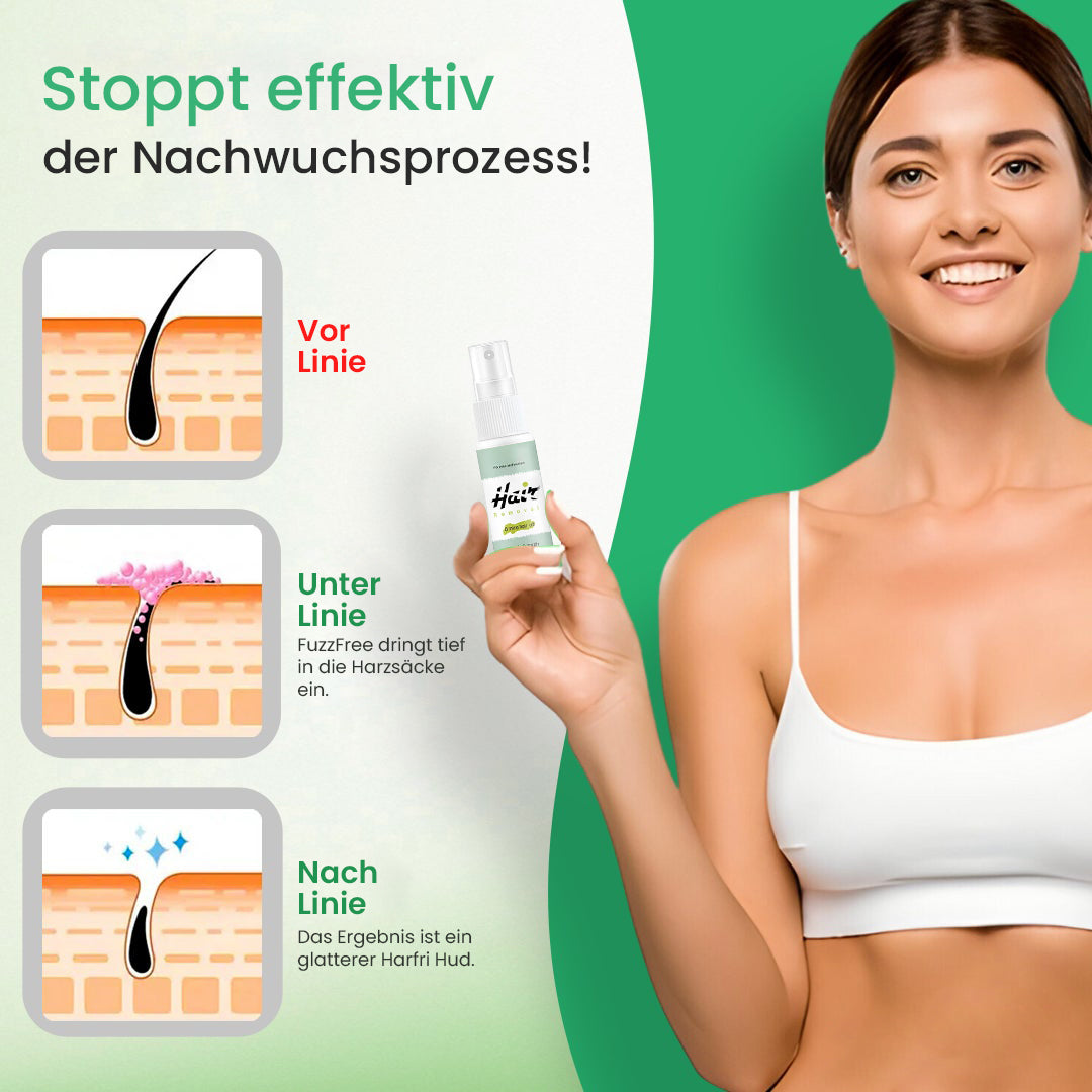 Natürliche permanente Haarentfernungsspray | Werden Sie unerwünschte Haare los – Einfach sprühen und abwischen!