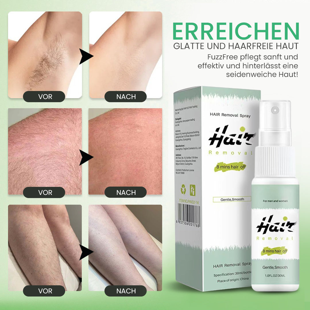 Natürliche permanente Haarentfernungsspray | Werden Sie unerwünschte Haare los – Einfach sprühen und abwischen!