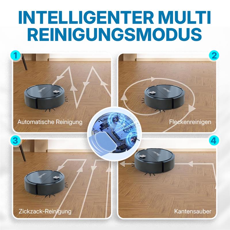 Seurico™ 3-in-1 Roboterstaubsauger