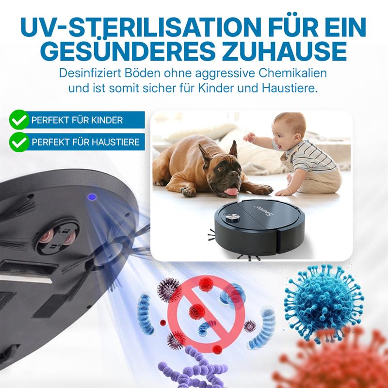 Seurico™ 3-in-1 Roboterstaubsauger