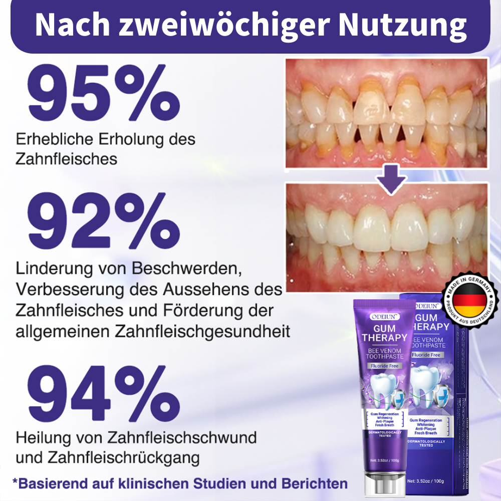 Odeiun® VioCore Zahnpasta mit Bienengift zur Zahnbehandlung