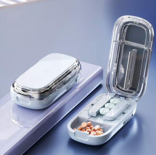 Verstellbarer Tablettenschneider und -teiler für mehrere Tabletten