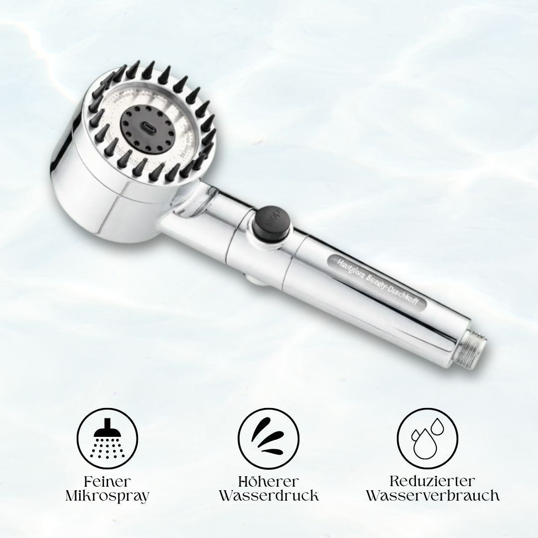 Hautglanz Beauty-Duschkopf.