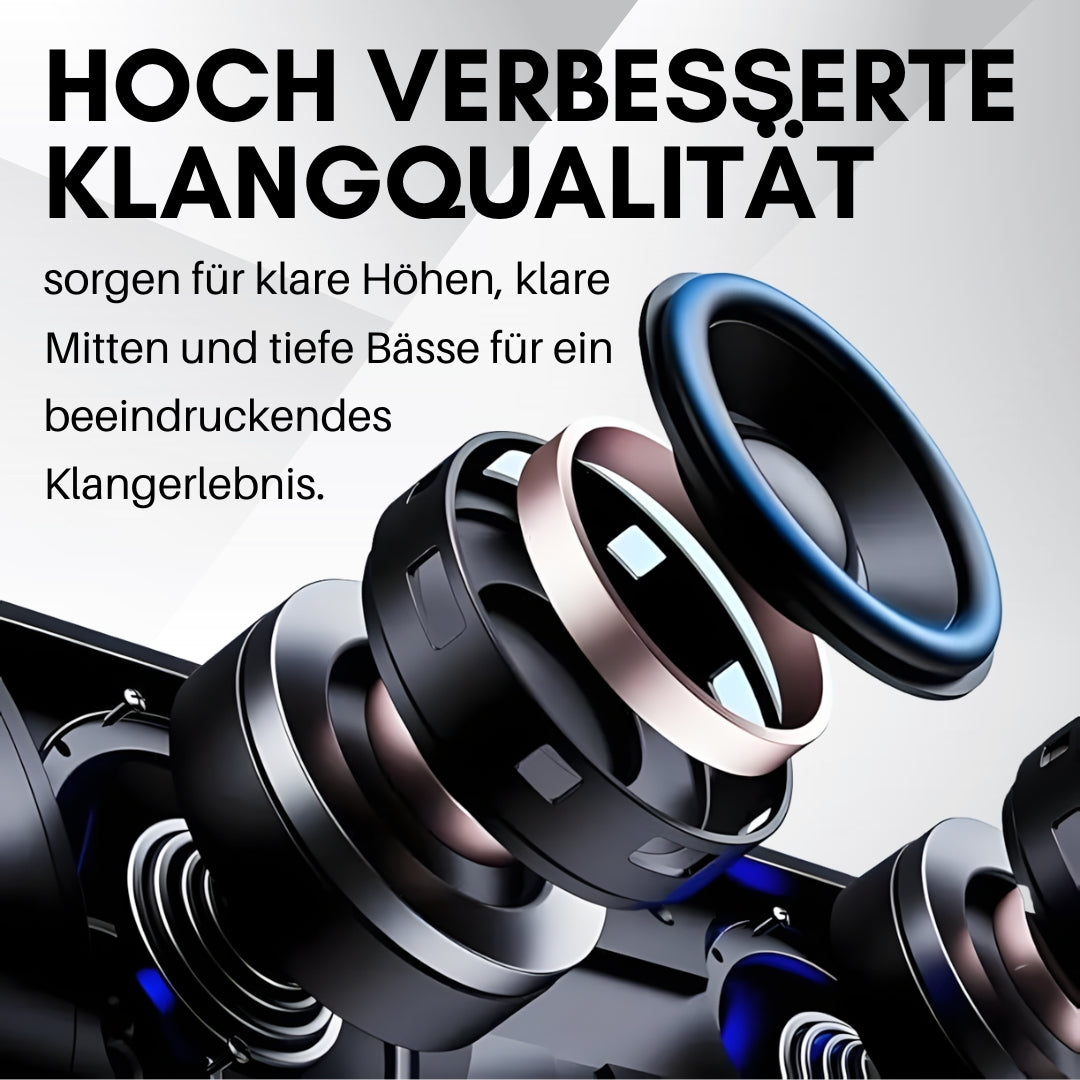 Bluetooth-Dusch-Wireless-Lautsprecher mit LED-Farblicht - IPX4 wasserdicht