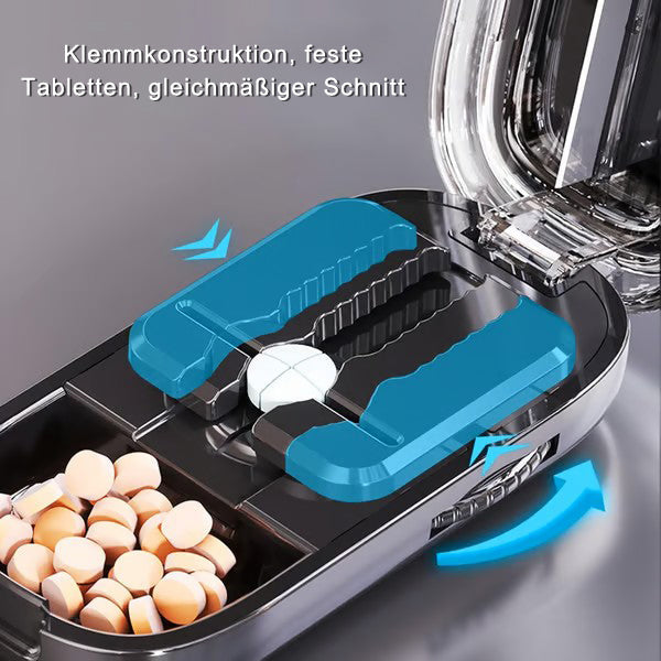 Verstellbarer Tablettenschneider und -teiler für mehrere Tabletten