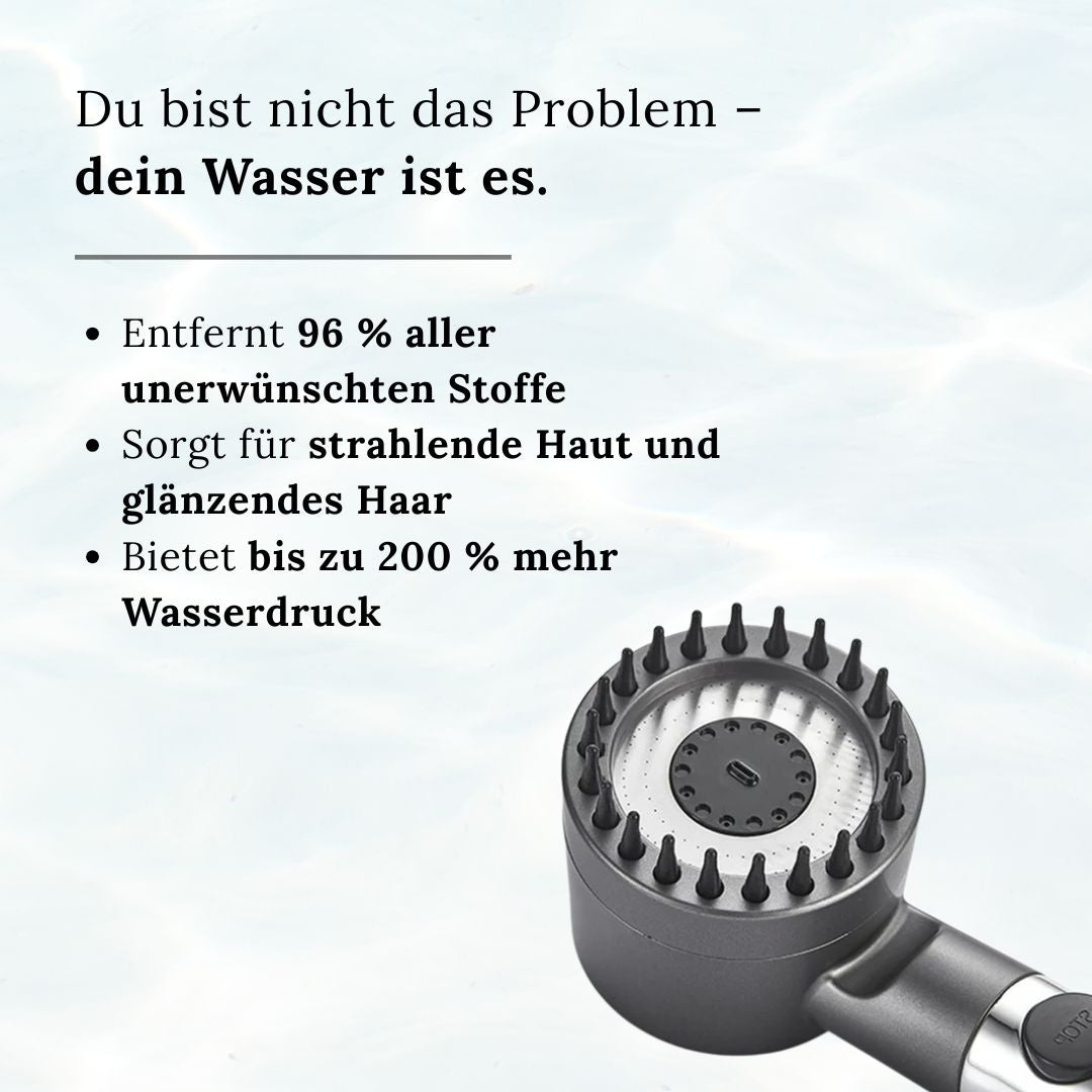 Hautglanz Beauty-Duschkopf.