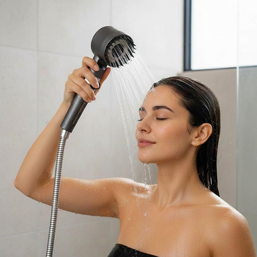 Hautglanz Beauty-Duschkopf.