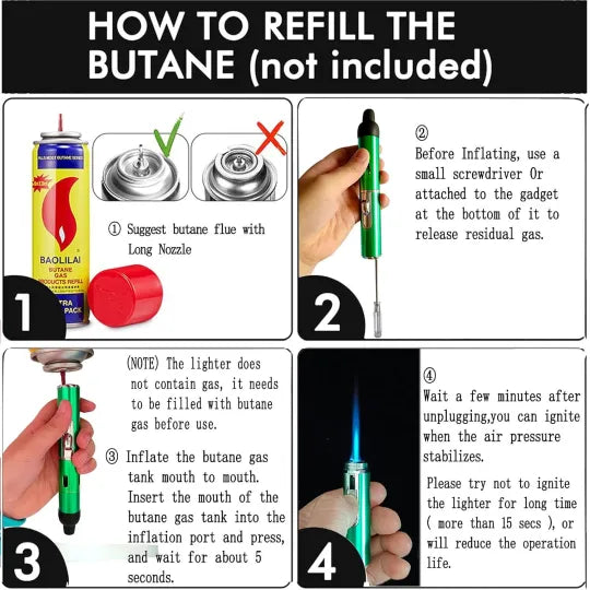 Vatertagsaktion – 49 % RABATT – Deluxe-Pfeifenfeuerzeug-Set für Herren