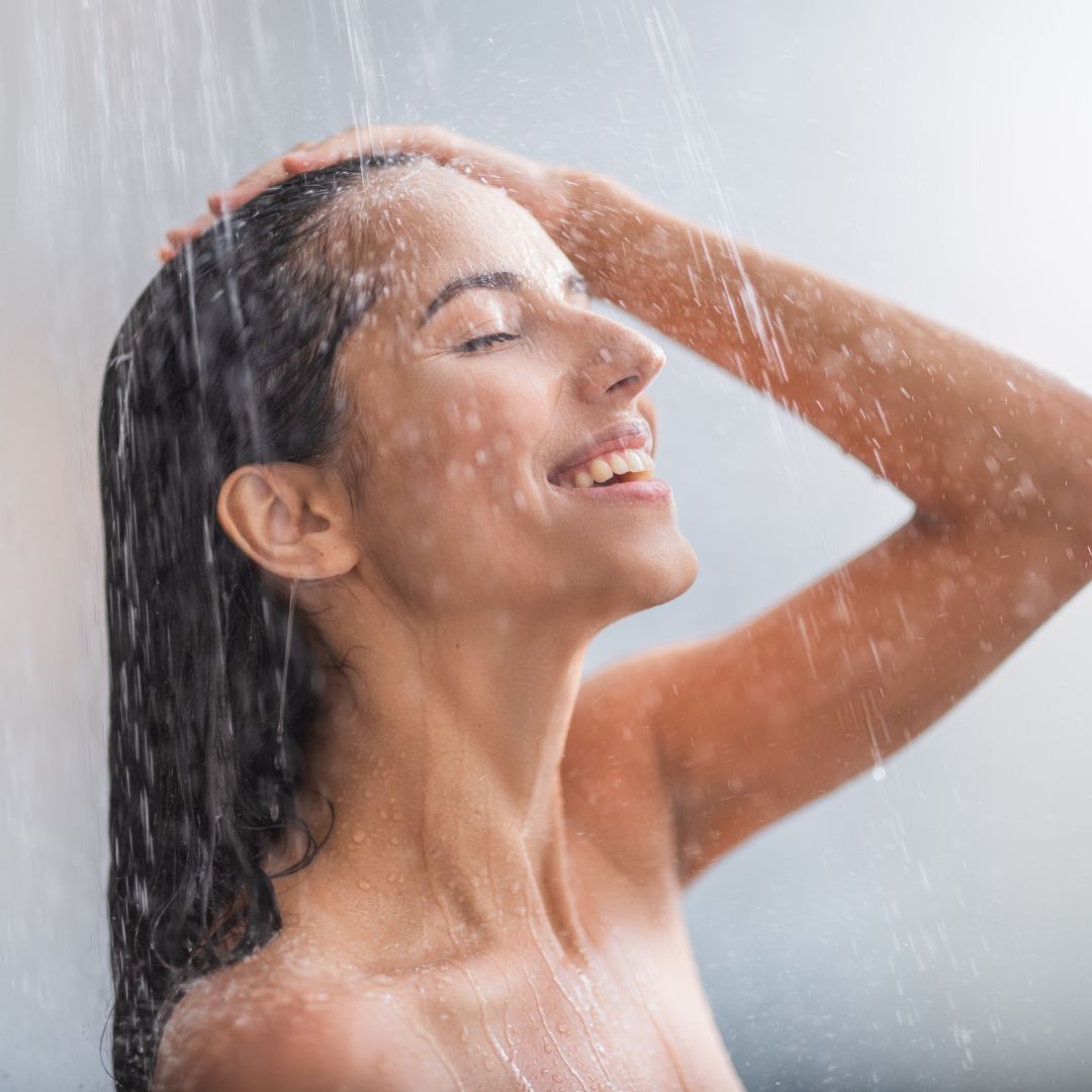 Hautglanz Beauty-Duschkopf.