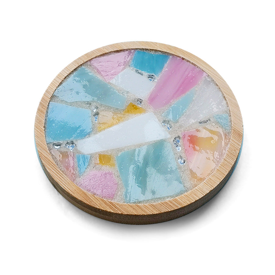 DIY Mosaik Untersetzer Bastelset🔴🔵🟤🟣🟢🟡🟠