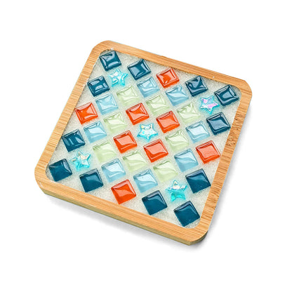 DIY Mosaik Untersetzer Bastelset🔴🔵🟤🟣🟢🟡🟠