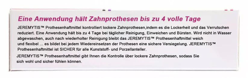 🦷[Offizieller Markenladen] JEREMYTIS™ Thermoplastisches Haftmittel für Zahnprothesen (✨Kaufe 2, erhalte 1 gratis🎁）