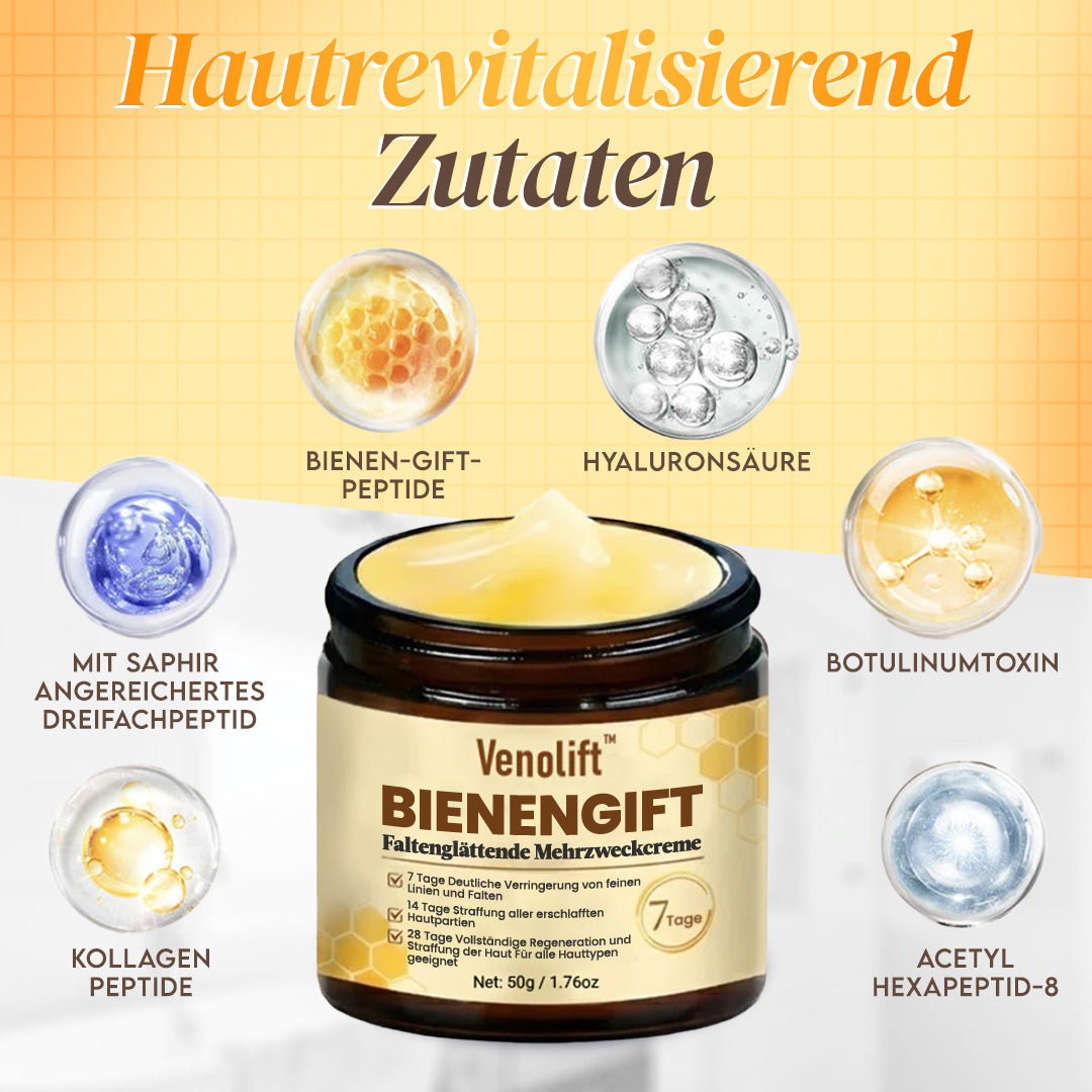 🔥Hergestellt & versandt aus den USA ✨ Venolift™ Bienengift-Komplexcreme 🔥 NUR NOCH HEUTE 80% RABATT