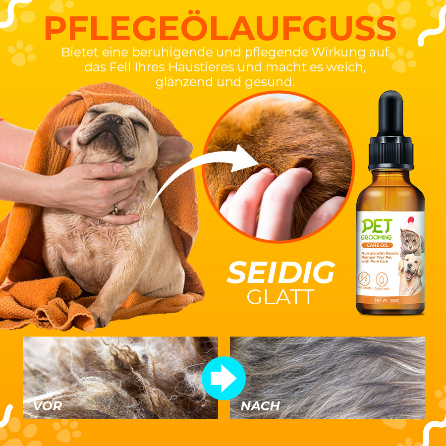 SteamCarePro™ Haustierpflege-Dampfbürste mit Pflegeöl [Veterinärmedizinisch genehmigt]