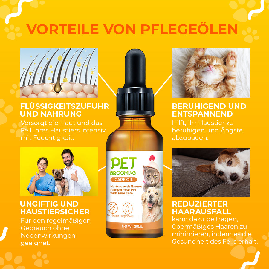 SteamCarePro™ Haustierpflege-Dampfbürste mit Pflegeöl [Veterinärmedizinisch genehmigt]