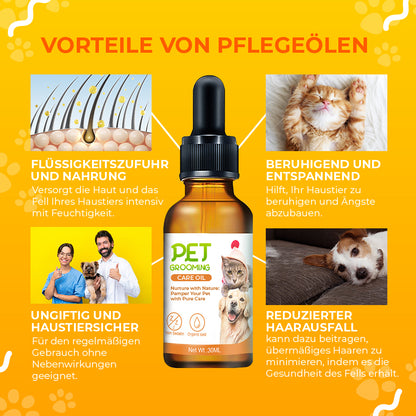 SteamCarePro™ Haustierpflege-Dampfbürste mit Pflegeöl [Veterinärmedizinisch genehmigt]
