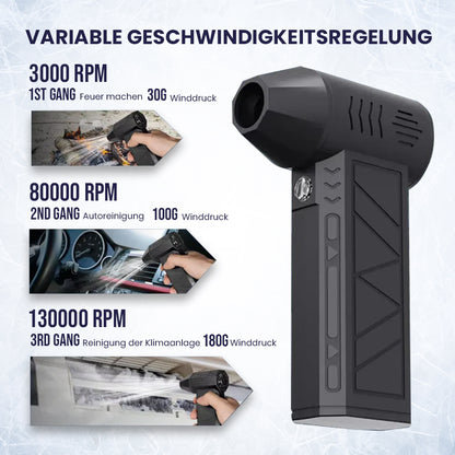 Turbo Breeze Elektrogebläse mit LED