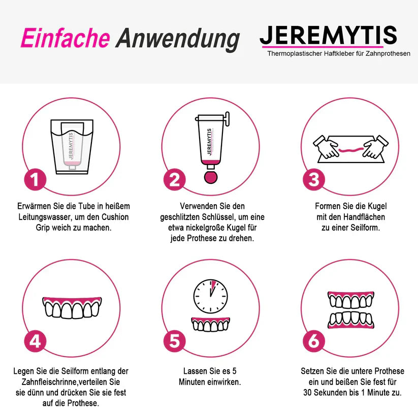 🦷[Offizieller Markenladen] JEREMYTIS™ Thermoplastisches Haftmittel für Zahnprothesen (✨Kaufe 2, erhalte 1 gratis🎁）