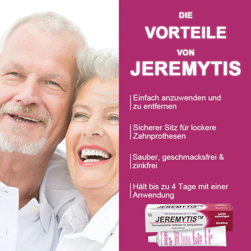 🦷[Offizieller Markenladen] JEREMYTIS™ Thermoplastisches Haftmittel für Zahnprothesen (✨Kaufe 2, erhalte 1 gratis🎁）