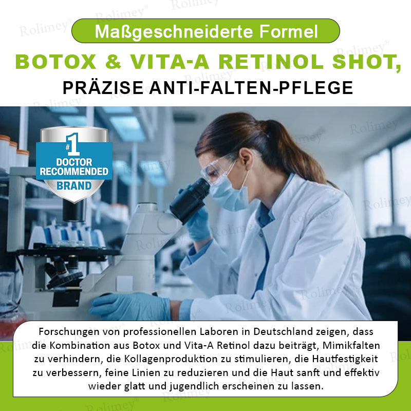 💛🐬Jetzt jugendliche Haut zurückgewinnen 💫Rolimey® Botox & Vita-A Retinol Shot Falten-Lift Straffungscreme