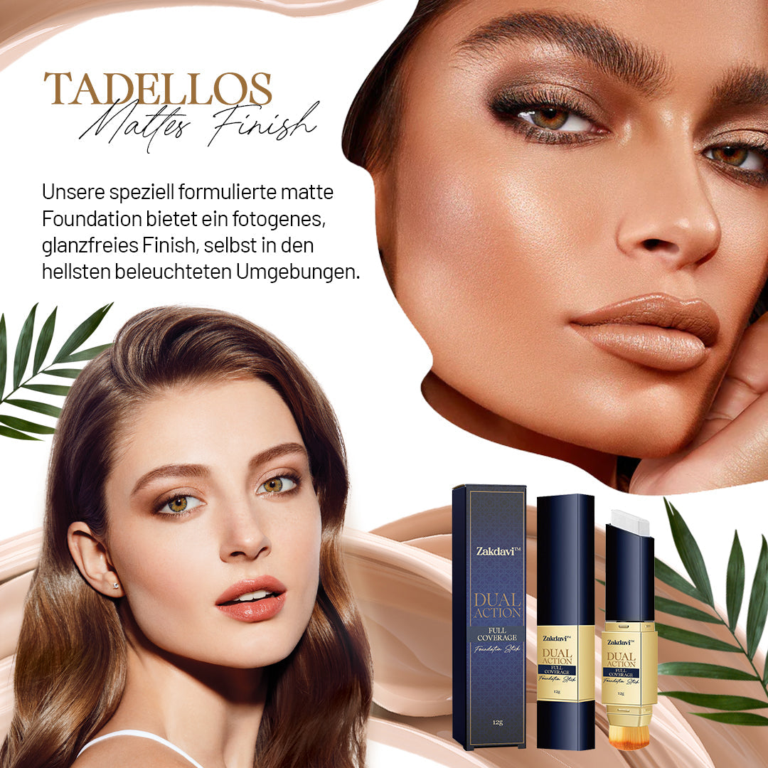 Zakdavi™️ Dual Action Foundation Stick Mit Voller Deckkraft