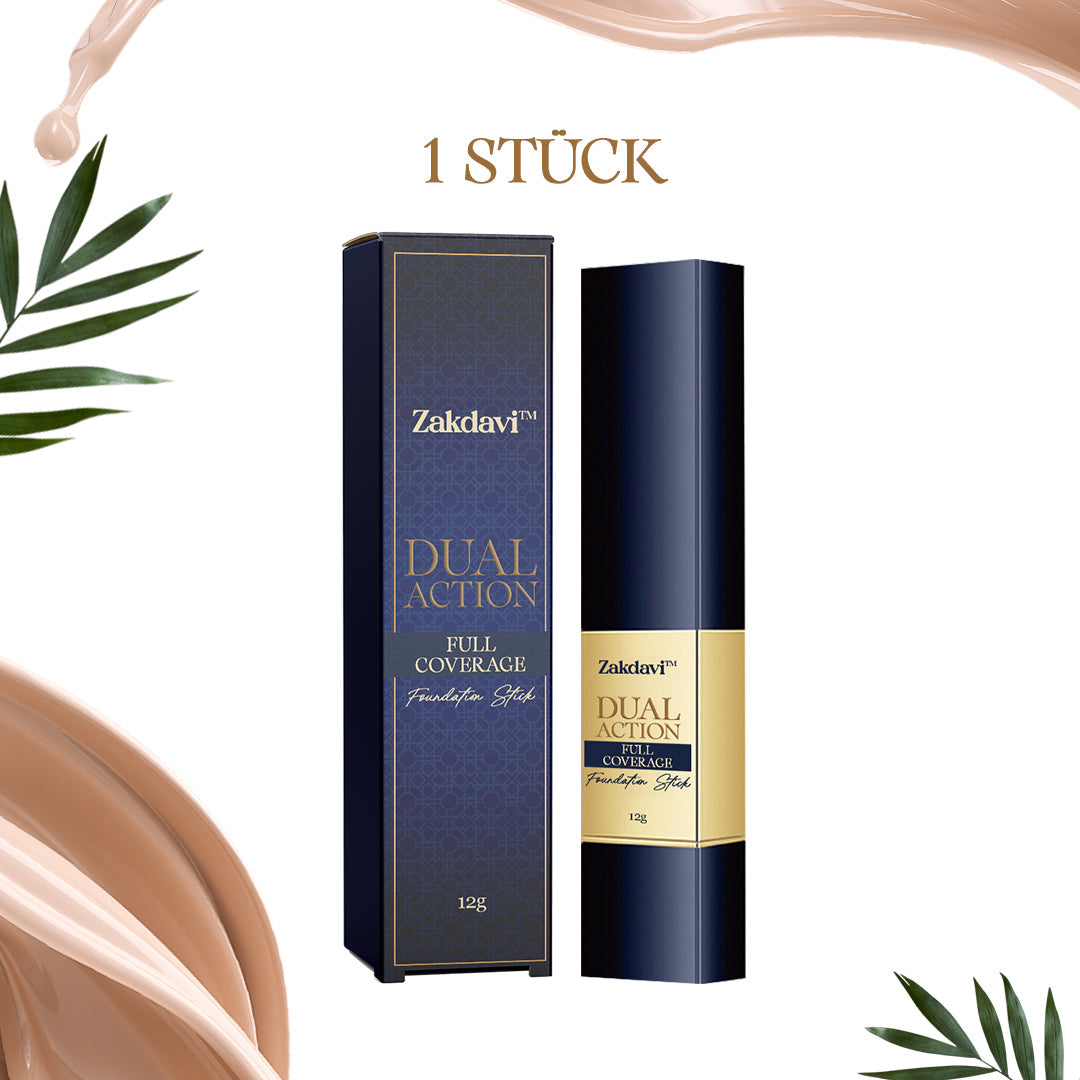 Zakdavi™️ Dual Action Foundation Stick Mit Voller Deckkraft