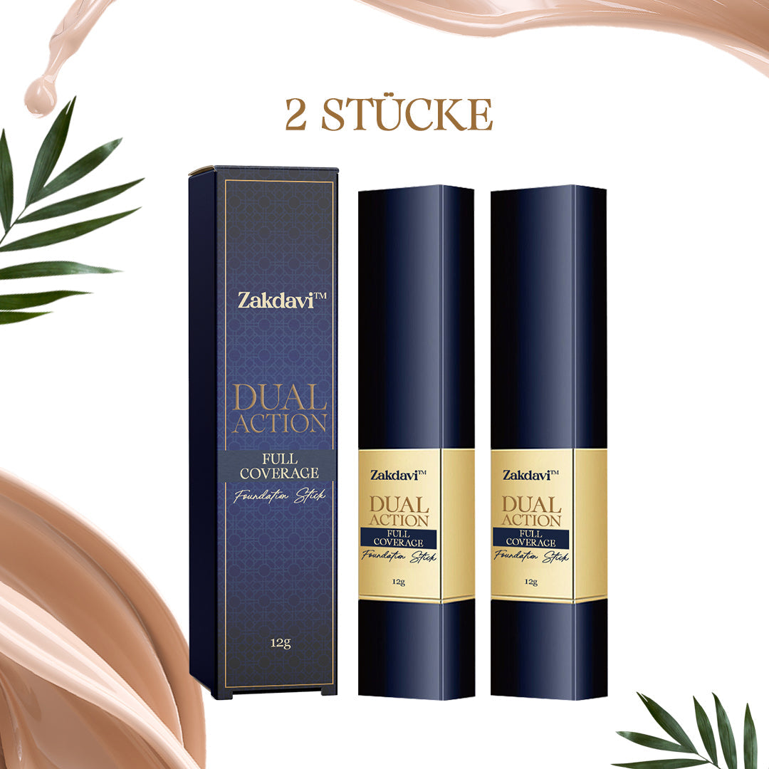 Zakdavi™️ Dual Action Foundation Stick Mit Voller Deckkraft